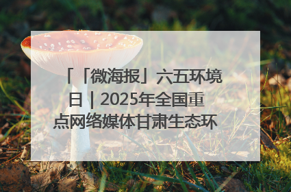 「微海报」六五环境日｜2025年全国重点网络媒体甘肃生态环保行走进兰州新区