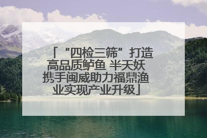 “四检三筛”打造高品质鲈鱼 半天妖携手闽威助力福鼎渔业实现产业升级