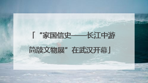 “家国信史——长江中游简牍文物展”在武汉开幕
