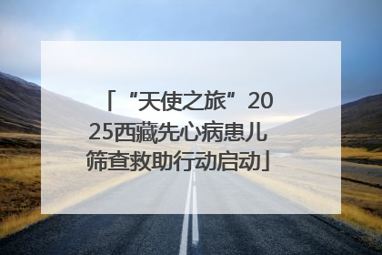 “天使之旅”2025西藏先心病患儿筛查救助行动启动
