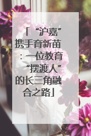 “沪嘉”携手育新苗：一位教育“摆渡人”的长三角融合之路