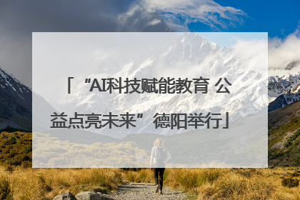 “AI科技赋能教育 公益点亮未来”德阳举行