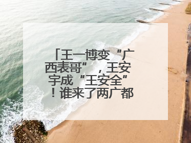 王一博变“广西表哥”，王安宇成“王安全”！谁来了两广都得“腌入味”