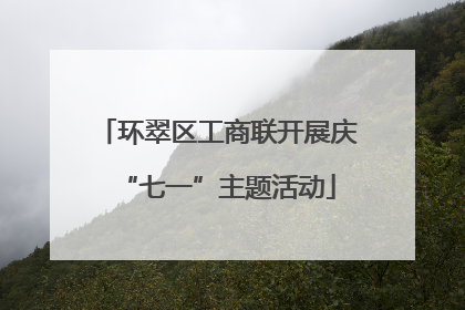环翠区工商联开展庆“七一”主题活动