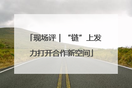 现场评｜“链”上发力打开合作新空间