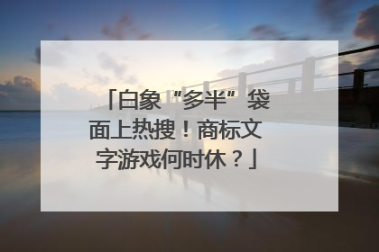 白象“多半”袋面上热搜！商标文字游戏何时休？
