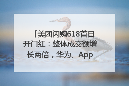 美团闪购618首日开门红：整体成交额增长两倍，华为、Apple、沃尔玛等近800个品牌翻倍增长