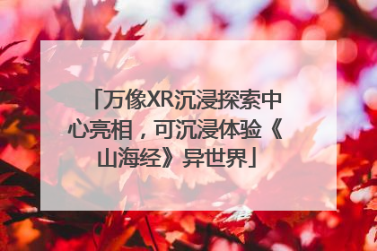 万像XR沉浸探索中心亮相，可沉浸体验《山海经》异世界