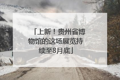上新！贵州省博物馆的这场展览持续至8月底
