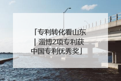专利转化看山东｜淄博2项专利获中国专利优秀奖