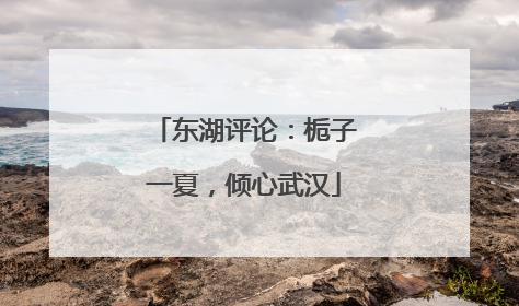 东湖评论：栀子一夏，倾心武汉