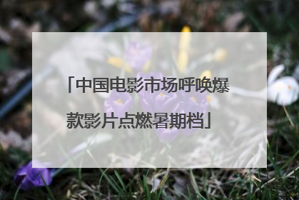 中国电影市场呼唤爆款影片点燃暑期档