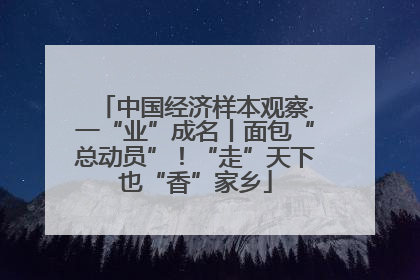 中国经济样本观察·一“业”成名丨面包“总动员”！“走”天下也“香”家乡