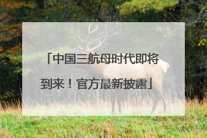 中国三航母时代即将到来！官方最新披露
