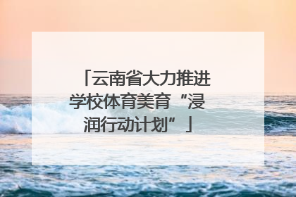 云南省大力推进学校体育美育“浸润行动计划”