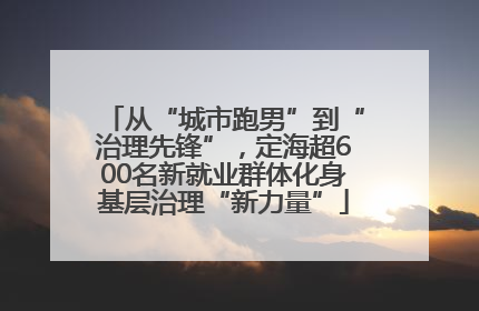 从“城市跑男”到“治理先锋”，定海超600名新就业群体化身基层治理“新力量”