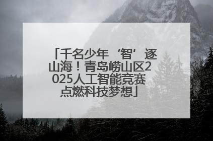 千名少年‘智’逐山海！青岛崂山区2025人工智能竞赛点燃科技梦想