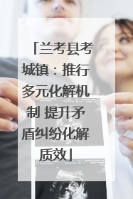 兰考县考城镇：推行多元化解机制 提升矛盾纠纷化解质效