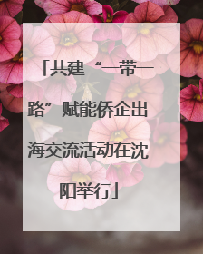 共建“一带一路”赋能侨企出海交流活动在沈阳举行