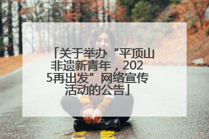 关于举办“平顶山非遗新青年，2025再出发”网络宣传活动的公告