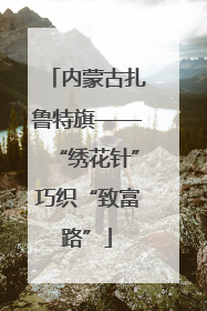 内蒙古扎鲁特旗——“绣花针”巧织“致富路”