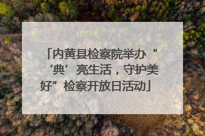内黄县检察院举办“‘典’亮生活，守护美好”检察开放日活动