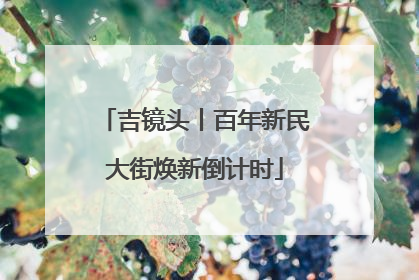 吉镜头丨百年新民大街焕新倒计时