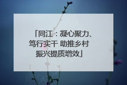 同江：凝心聚力、笃行实干 助推乡村振兴提质增效