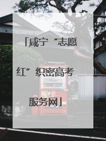咸宁“志愿红”织密高考服务网