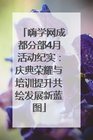 嗨学网成都分部4月活动纪实：庆典荣耀与培训提升共绘发展新蓝图