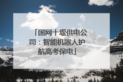 国网十堰供电公司：智能机器人护航高考保电