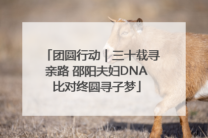 团圆行动｜三十载寻亲路 邵阳夫妇DNA比对终圆寻子梦