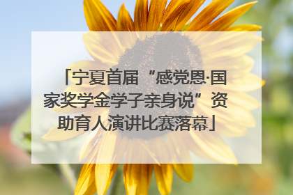 宁夏首届“感党恩·国家奖学金学子亲身说”资助育人演讲比赛落幕