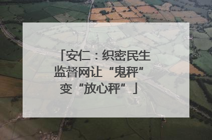 安仁：织密民生监督网让“鬼秤”变“放心秤”
