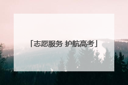 志愿服务 护航高考