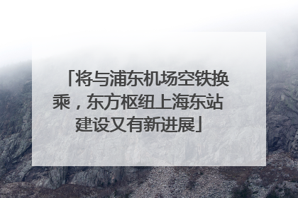 将与浦东机场空铁换乘，东方枢纽上海东站建设又有新进展