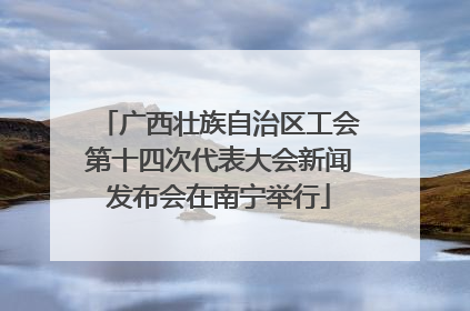 广西壮族自治区工会第十四次代表大会新闻发布会在南宁举行