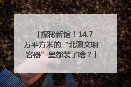 探秘新馆！14.7万平方米的“北疆文明容器”里都装了啥？