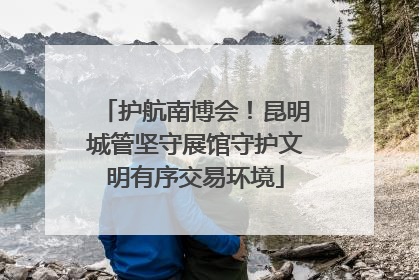 护航南博会！昆明城管坚守展馆守护文明有序交易环境