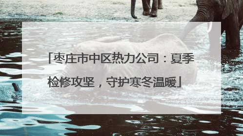 枣庄市中区热力公司：夏季检修攻坚，守护寒冬温暖