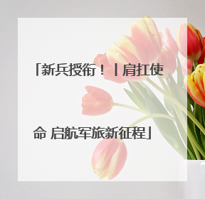 新兵授衔！丨肩扛使命 启航军旅新征程