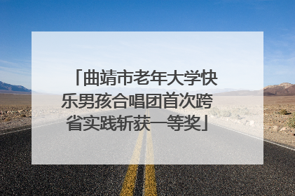 曲靖市老年大学快乐男孩合唱团首次跨省实践斩获一等奖