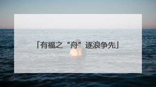 有福之“舟”逐浪争先