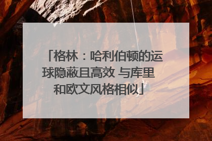 格林：哈利伯顿的运球隐蔽且高效 与库里和欧文风格相似