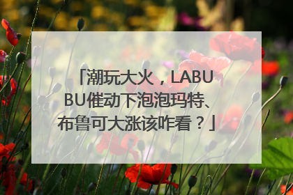 潮玩大火，LABUBU催动下泡泡玛特、布鲁可大涨该咋看？