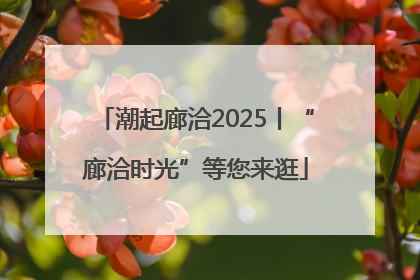 潮起廊洽2025丨“廊洽时光”等您来逛