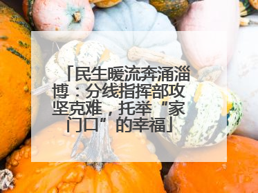 民生暖流奔涌淄博：分线指挥部攻坚克难，托举“家门口”的幸福