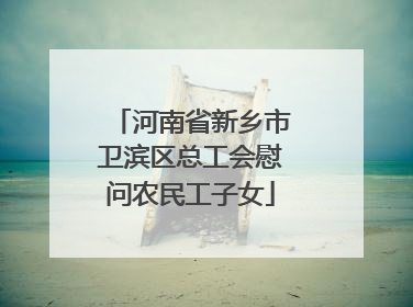 河南省新乡市卫滨区总工会慰问农民工子女