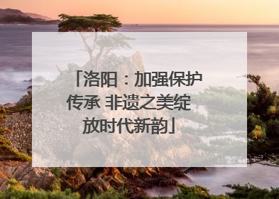 洛阳：加强保护传承 非遗之美绽放时代新韵