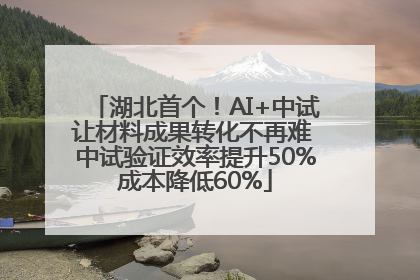 湖北首个！AI+中试让材料成果转化不再难 中试验证效率提升50%成本降低60%